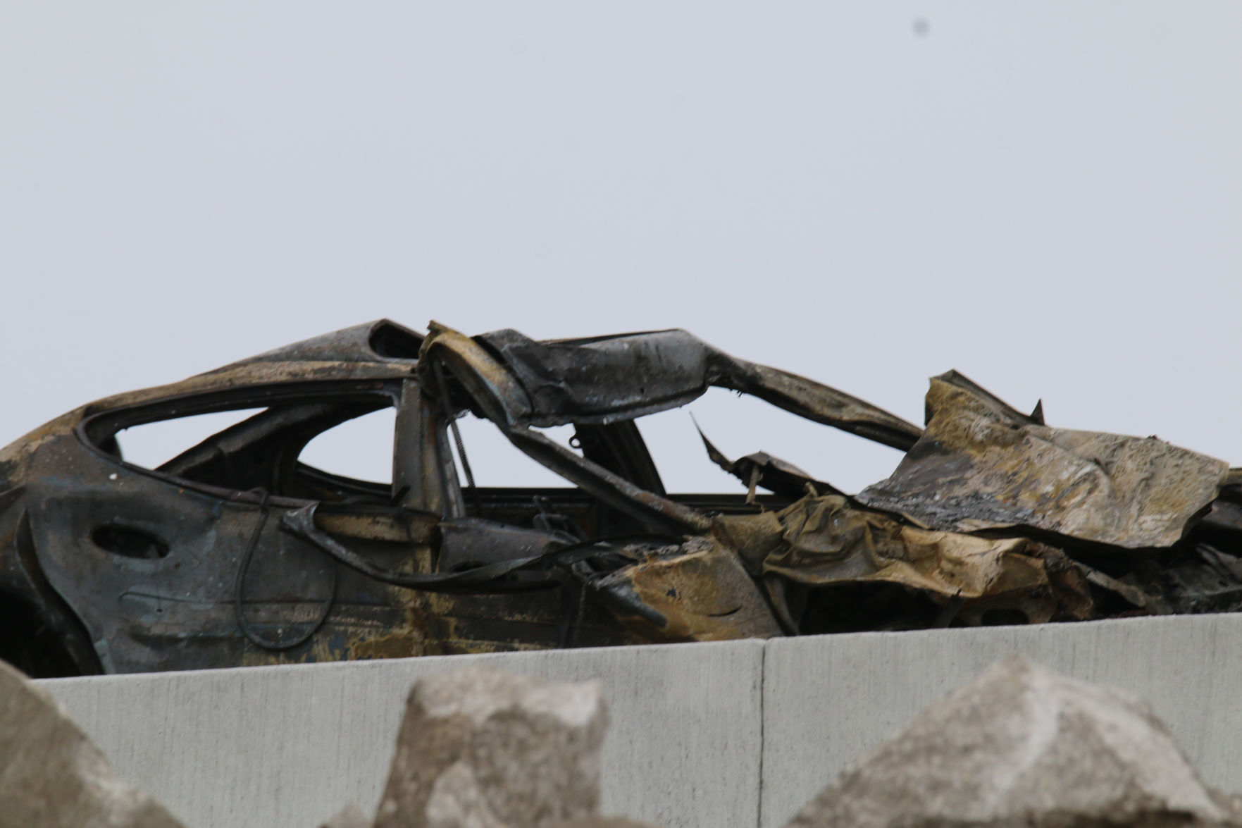 Semi crash I-94